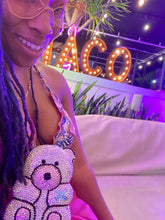 Load image into Gallery viewer, Sugar Rush Teddy Crystal Clutch