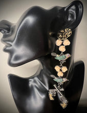 Load image into Gallery viewer, Gunz N Roses|| Handmade Drop Earrings