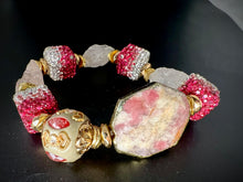 Load image into Gallery viewer, Pretty in Pink Set (Moonstone/Quartz)
