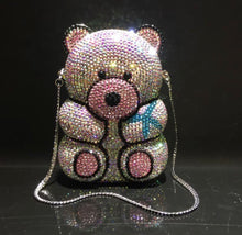Load image into Gallery viewer, Sugar Rush Teddy Crystal Clutch
