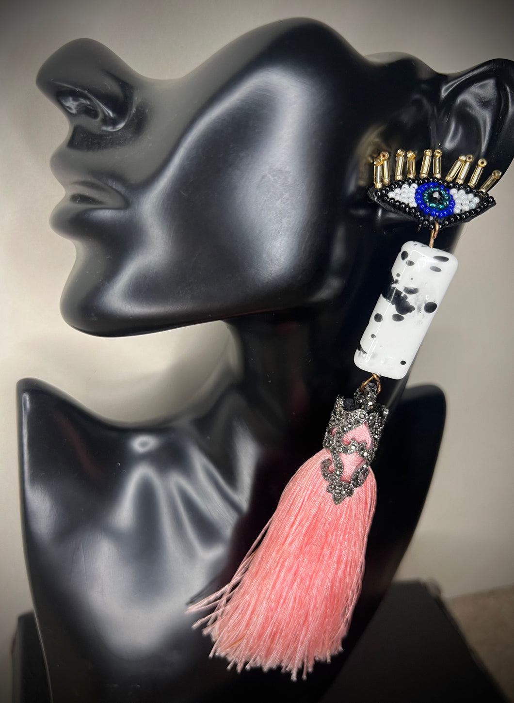 Eye Want You|| Unique Artisan Tassel Earrings