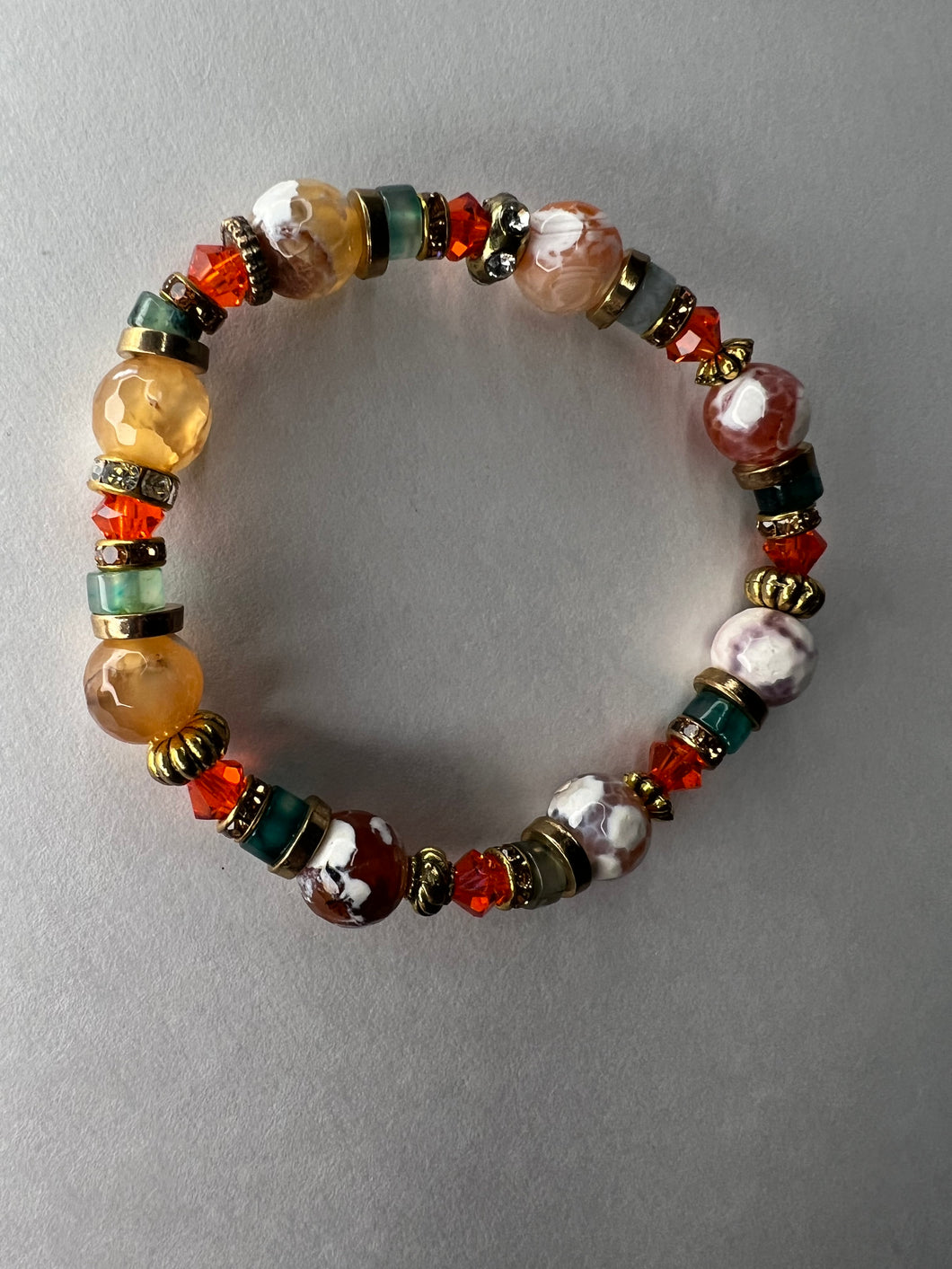 Fire Agate Bracelet