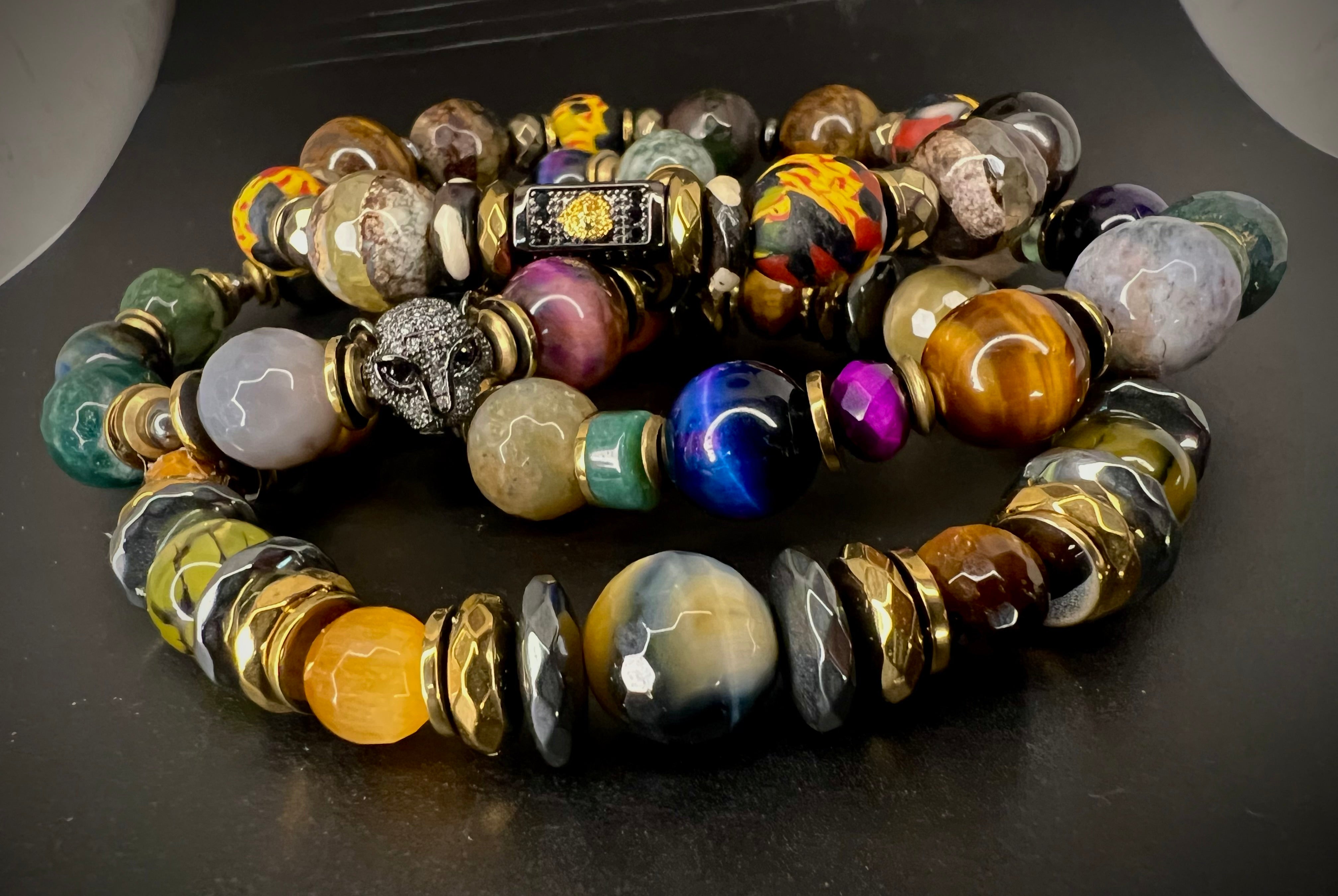 Tiger Eye/Agate (Lion Focal)