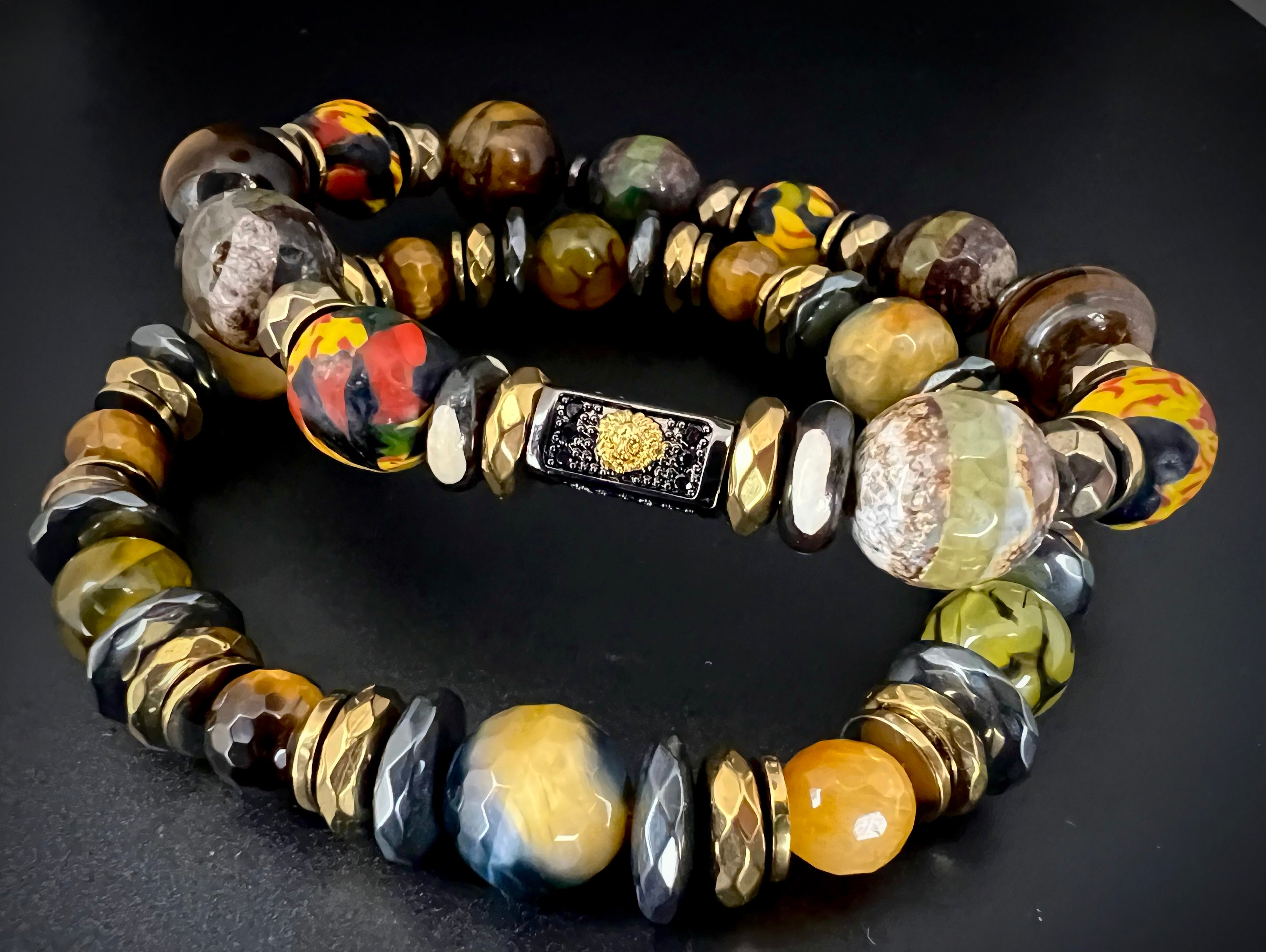 Tiger Eye/Agate (Lion Focal)