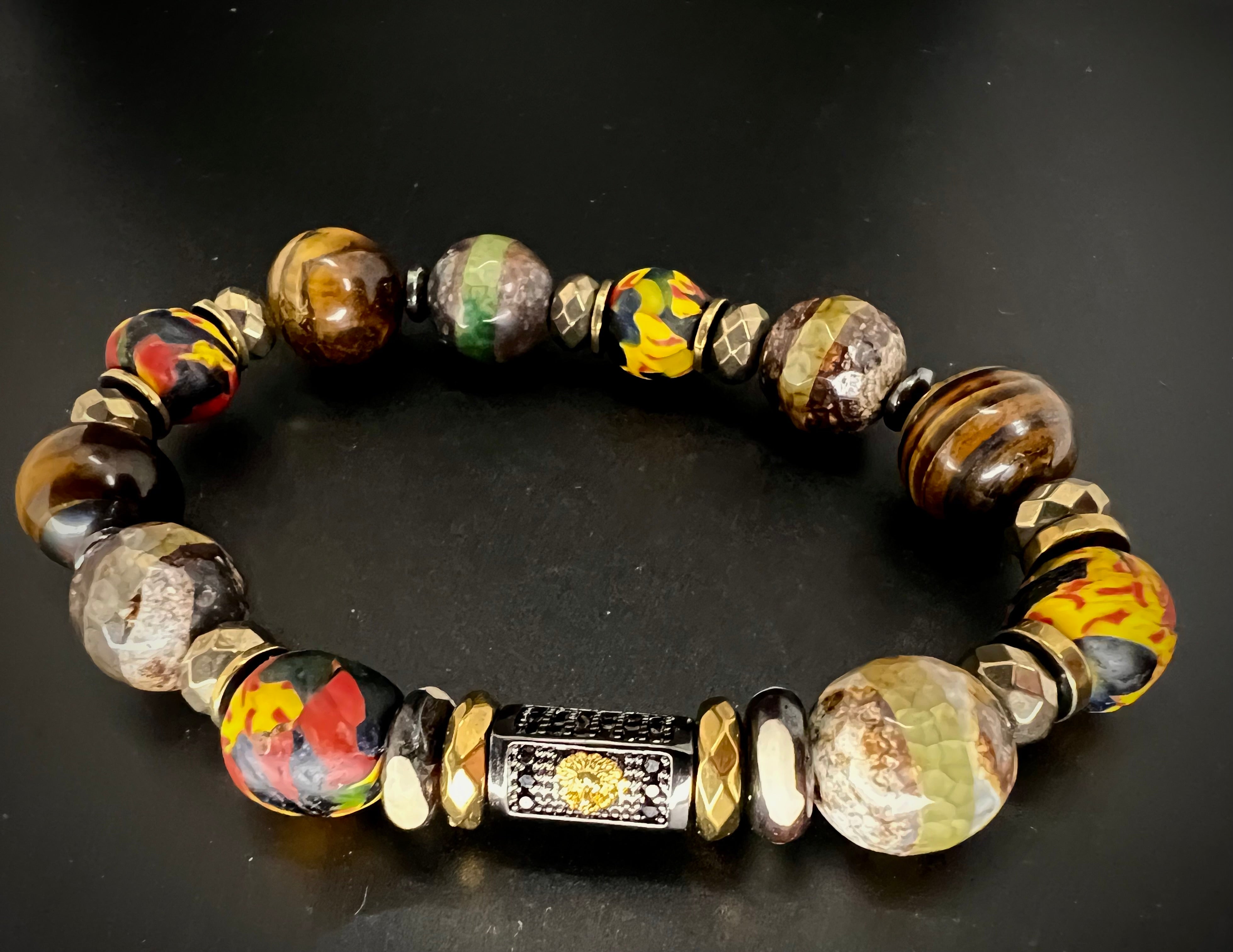 Tiger Eye/Agate (Lion Focal)